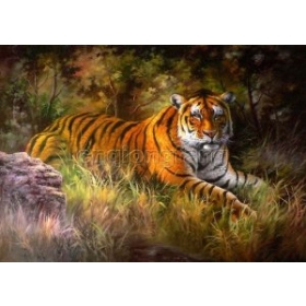 Wholesale - HQ Hand-painted Tiger Oil Painting On Canvas