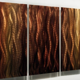 2012 Wholesale -Modern Hand Painted Abstract Bronze Metal Wall Art Decor Sculpture by Jon Allen