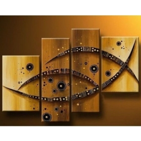 2012 Wholesale -Canvas Wall Art Abstract Oil Painting Modern Decor art Hand Painted