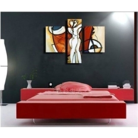 2012 Wholesale -oil Painting Abstract Modern dance Art Canvas Wall Parlor Bedroom