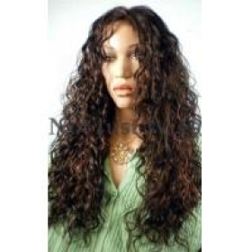  free shipping --- NEW 24SILKY SPANISH WAVY WIG 2 TONE #F4/27 