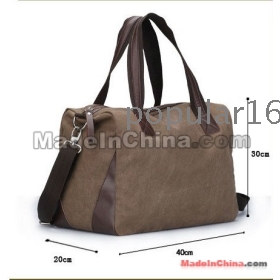 Free shipping -Men and women of the big bag of cotton canvas shoulder mobile bag luggage capacity travel package 