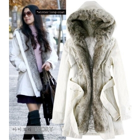 Mode heißer Verkauf Frauen Mantel personalisierten Mode Pelzkragen cap wattierte Jacke weiß lila