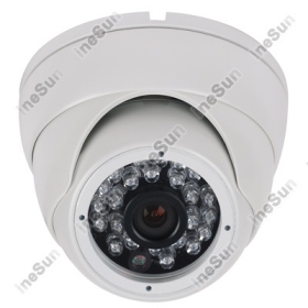 CCTV Effio 700TVL 3.6mm lencse OSD menü Beltéri Dome IR kamera Metal Beépített