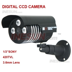 CCTV Security 420TVL Three Array Leds 3.6mm lens Outdoor IR Camera