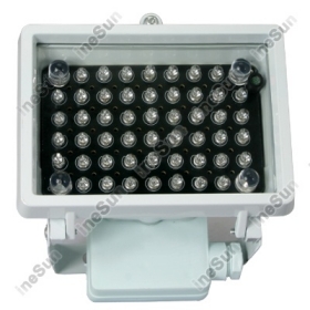 CCTV felügyeleti 8640mw 840nm 54pcs Day / Night IR LED segédfény Lighting CCTV kamera