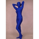 Full Body Spandex Blue Costume Shiny Lycra zentai catsuit sexy F052