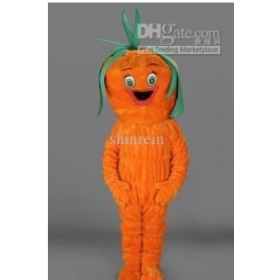 Fast custom new Smiley Carrot mascot costume fancy dress party free size by express free shipping