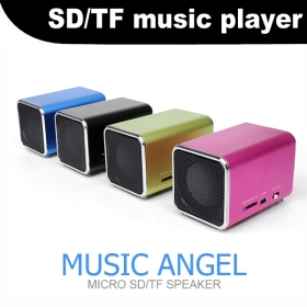 Mini Music Player Speaker Micro SD/TF card, USB disk, FM Radio Support For  PC Laptop