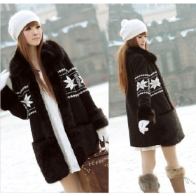 DOPRAVA ZDARMA dámské ležérní oblečení podzim zima módní 318-245 svetr sako kabáty