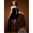 Free shipping summer Dresses for women 2013 Korean clothes sexy splice Bra Slim dress women's black dress 5806
