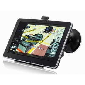 7 hüvelykes HD autós GPS navigáció Sat Nav GPS Navigator Blue-tooth AV / IN Bundle Free New Maps
