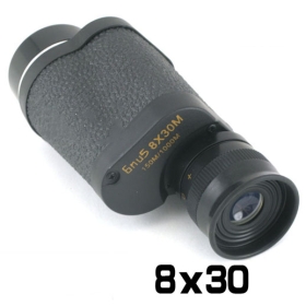 Baigish 8 x 30 High Definition Metal Monocular with Large Eye Lens 