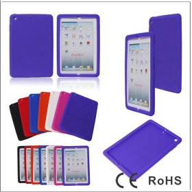 simple color soft silicon case  for  mini,give your   protection