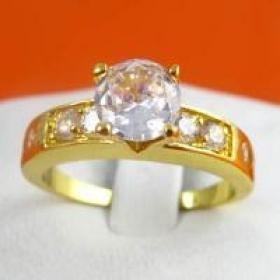 FREE SHIPPIN new style 10KT YELLOW RING 