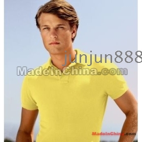 wholesale Lowest price Mix order >10 pcs High Quality  Men's short Sleeve Shirt, T-Shirt 15colors =008