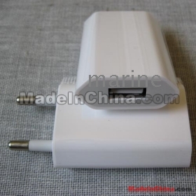 Ny USB oplader adapter til iPhone 4 4G 4 S gratis forsendelse USA og EU Plug