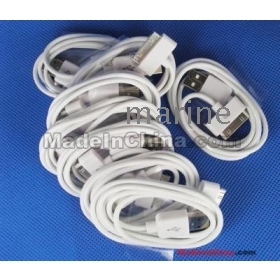 USB Data Sync Charger Cable  Cord  for  3G 4G 4 S   Free Shipping High Quality Data Cable