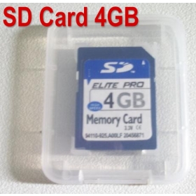 Doprava zdarma 10pcs/lot Brand New Neutrální karta SD 4GB SD 4G SD Memory Card Velkoobchod