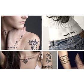 Free Ship:100pcs/lot*2013 NEW Fashion tattoo sticker Body Tattoos/ can mix patterns
