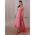 free shipping Wholesale made-to-measure    A-Line Spaghetti Straps Cocktail Satin Evening Dress   evening dress #sww23