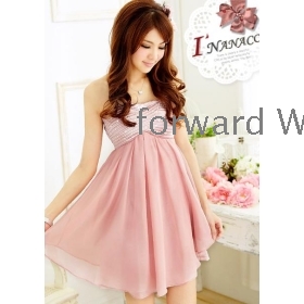 Free Shipping factory wholesale new women's Chest skirt snow spins dress skirt/N