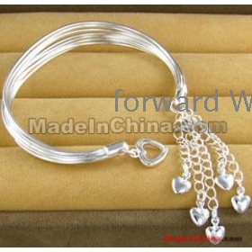 Бесплатная доставка заводе оптовые новый ювелирной моды женщин 925 серебряный браслет Q8