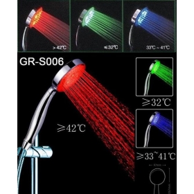 7 Color Changing LED Shower  Free Shipping LED lampGF