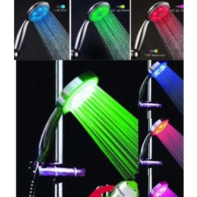 7 Color Changing LED Shower Head Free Shipping LED lamp U1