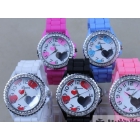 Free Shipping factory wholesale new Silica gel watch quartz watch Watches 5pcs  /Q