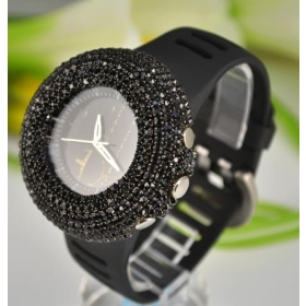   Free Shipping factory wholesale new fashion crystal diamond drill Watch s1