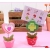 Free Shipping factory wholesale Lovely woodiness flowerpot fun card holder note clip 10pcs  NH