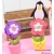 Free Shipping factory wholesale Lovely woodiness flowerpot fun card holder note clip 10pcs 02
