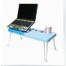 Free shipping,5 pcs/lot mini lovely wooden laptop desk  bed computer ,