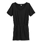 VANCL Riley Solid Mini Dress (Women) Black SKU:520977