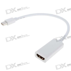 Mini DisplayPort Male to HDMI Female Adapter (1080p),SKU:34025