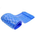 Ultrathin 0.3mm Blue Flexible Waterproof Keyboard SKU:7846