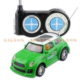1:52 Radio Remote Control Mini Racing RC Car Green Color 