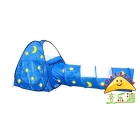 popup kids playing tunnel tent with moon & star image dropshipping