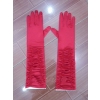 Hot sell Perfect beautiful Wedding  GLOVES with red best popular  gift free shipping 