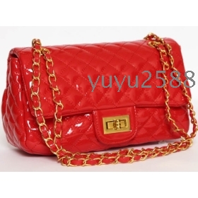gold chain red handbag new bags handbags shoulder handbag purse totes bag clucth bag with dustybag 