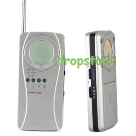 2PC*wholesale hot sale !!! laser wireless camera lens spy bug RF detector camera voice bug,listening detector
