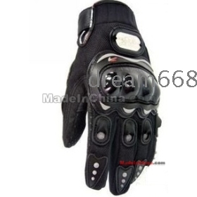 Free shipping -biker gloves motorcycle racing gloves to all black gloves 