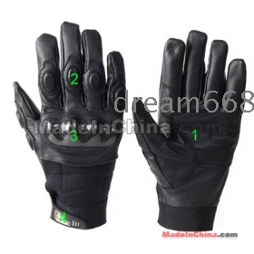 Free shipping steam driving gloves racing gloves armguard mittens all black HFM2-003 