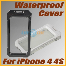 Waterproof Protection Case Box Cover for iS Black/White