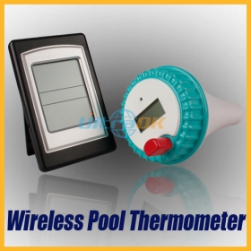 New Wireless Digital LCD Swimming Pool Bath Spa Temperature Thermometer Transmitter +Receiver free shipping