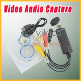 EasyCap USB βίντεο TV DVD VHS Video Ήχος Capture Adapter Card