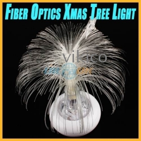 New Fiber Optics Christmas Xmas White Tree LED Farbwechsel Licht für Ferienhaus Dekoration Kostenloser Versand