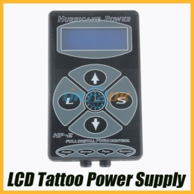 Nieuwe LCD Digital Tattoo Voeding Upright ultradunne Type gratis verzending