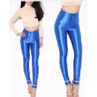 2013 New Fashion Plux Size Leggings Dull Glossy Colored Skinny Pencil Pants Trousers Disco Pants W3264
